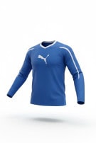 PUMA ΜΑΚΡΥΜΑΝΙΚΗ ΠΟΔΟΣΦΑΙΡΙΚΗ ΜΠΛΟΥΖΑ SPORTSWEAR ΜΠΛΕ ΑΝΤΡΙΚΟ PRE OWNED M