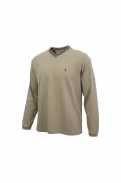 PUMA ΜΠΛΟΥΖΑ ΜΑΚΡΥΜΑΝΙΚΗ VINTAGE LOGO BEIGE UNISEX XL