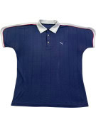 PUMA POLO T SHIRT RETRO BLU DONNA PRE OWNED M