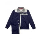 PUMA VINTAGE STYLE TRACKSUIT SET WITH EMBROIDERED LOGO NAVY BLUE/WHITE MEN'S SIZE M