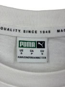 PUMA T SHIRT COLLEGIATE ΛΕΥΚΟ UNISEX PRE OWNED S