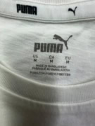 PUMA T-SHIRT CROP BIG LOGO WHITE WOMEN M