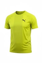Puma T-Shirt Logo Κίτρινο Unisex S