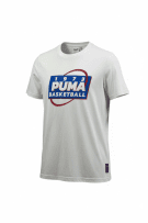 PUMA T-SHIRT VINTAGE BASKETBALL ΛΟΓΟΤΥΠΟ 1973 ΛΕΥΚΟ ΑΝΔΡΙΚΟ M