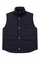 GIANFRANCO FERRE GILET WORKWEAR ΜΑΥΡΟ ΑΝΤΡΙΚΟ PRE OWNED L