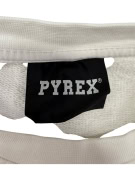 PYREX CREWNECK ΦΟΥΤΕΡ ΛΕΥΚΟ ΜΕ ΚΑΛΛΙΓΡΑΦΙΚΟ ΛΟΓΟΤΥΠΟ - L