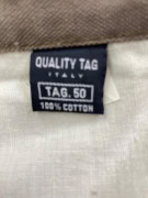 QUALITY TAG ITALY ΠΑΝΤΕΛΟΝΙ CHINO WORKWEAR VINTAGE ΚΑΦΕ ΑΝΔΡΙΚΟ MEDIUM / TAG 50