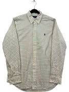 RALPH LAUREN BUTTON DOWN ΠΟΥΚΑΜΙΣΟ CLASSIC ΚΡΕΜ ΑΝΤΡΙΚΟ PRE OWNED M
