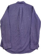 RALPH LAUREN BUTTON DOWN ΠΟΥΚΑΜΙΣΟ ΚΑΡΟ ΜΩΒ ΑΝΤΡΙΚΟ PRE OWNED L