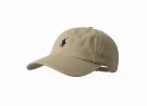 RALPH LAUREN CAP EMBROIDERED BEIGE UNISEX PRE OWNED