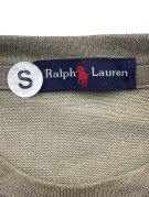 RALPH LAUREN CREWNECK ΠΟΥΛΟΒΕΡ MINIMAL OLIVE ΑΝΤΡΙΚΟ PRE OWNED S