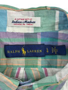 RALPH LAUREN ΚΟΝΤΟΜΑΝΙΚΟ ΠΟΥΚΑΜΙΣΟ CLASSIC ΚΑΡΟ ΠΡΑΣΙΝΟ ΑΝΤΡΙΚΟ PRE OWNED L