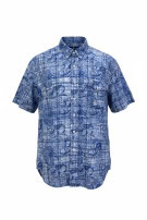 RALPH LAUREN ΚΟΝΤΟΜΑΝΙΚΟ ΠΟΥΚΑΜΙΣΟ PAISLEY ΜΠΛΕ ΑΝΤΡΙΚΟ PRE OWNED L