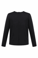 RALPH LAUREN LONGSLEEVE MONOCHROME BLACK WHITE WOMEN PRE OWNED M