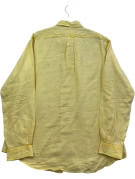 RALPH LAUREN LONG SLEEVE SHIRT CLASSIC FIT LIGHT YELLOW MENS PRE OWNED L