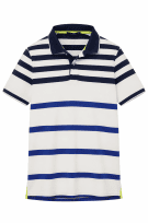 RALPH LAUREN POLO SHIRT STRIPED NAVY ΛΕΥΚΟ ΑΝΤΡΙΚΟ PRE OWNED S