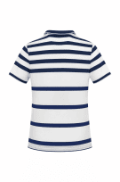 RALPH LAUREN POLO SHIRT STRIPED NAVY ΛΕΥΚΟ ΑΝΤΡΙΚΟ PRE OWNED S