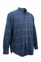 RALPH LAUREN ΠΟΥΚΑΜΙΣΟ 90s THE BIG OXFORD ΚΑΡΟ ΜΠΛΕ-ΠΡΑΣΙΝΟ UNISEX XXL