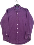 RALPH LAUREN ΠΟΥΚΑΜΙΣΟ BUTTON DOWN ΚΛΑΣΙΚΟ ΜΩΒ ΑΝΤΡΙΚΟ PRE OWNED L