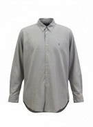 RALPH LAUREN ΠΟΥΚΑΜΙΣΟ CLASSIC ΑΝΟΙΧΤΟ ΓΚΡΙ ΑΝΤΡΙΚΟ PRE OWNED XL
