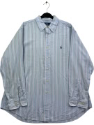 RALPH LAUREN ΠΟΥΚΑΜΙΣΟ CLASSIC ΓΑΛΑΖΙΟ ΑΝΤΡΙΚΟ PRE OWNED