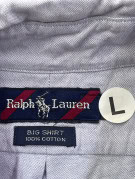 RALPH LAUREN ΠΟΥΚΑΜΙΣΟ CLASSIC ΓΑΛΑΖΙΟ ΑΝΤΡΙΚΟ PRE OWNED L