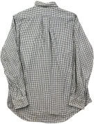RALPH LAUREN SHIRT CLASSIC CHECKED CREAM BLUE MEN PRE OWNED M