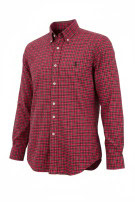 RALPH LAUREN BUTTON DOWN SHIRT CLASSIC PLAID RED MENS PRE OWNED L