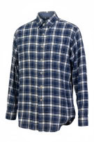 RALPH LAUREN CAMICIA A QUADRI CLASSIC NAVY UOMO PRE OWNED M