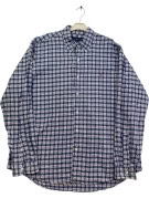 RALPH LAUREN ΠΟΥΚΑΜΙΣΟ CLASSIC ΚΑΡΟ NAVY ΑΝΤΡΙΚΟ PRE OWNED XL