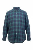RALPH LAUREN ΠΟΥΚΑΜΙΣΟ CLASSIC ΚΑΡΟ NAVY ΠΡΑΣΙΝΟ ΑΝΤΡΙΚΟ PRE OWNED M