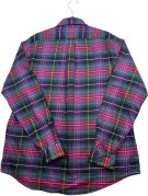 RALPH LAUREN ΠΟΥΚΑΜΙΣΟ CLASSIC ΚΑΡΟ ΠΟΛΥΧΡΩΜΟ ΑΝΤΡΙΚΟ PRE OWNED L