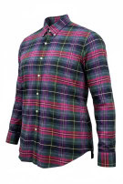 RALPH LAUREN ΠΟΥΚΑΜΙΣΟ CLASSIC ΚΑΡΟ ΠΟΛΥΧΡΩΜΟ ΑΝΤΡΙΚΟ PRE OWNED L