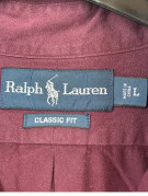 RALPH LAUREN ΠΟΥΚΑΜΙΣΟ CLASSIC ΜΠΟΡΝΤΟ ΑΝΤΡΙΚΟ PRE OWNED L