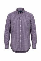 RALPH LAUREN SHIRT GINGHAM PURPLE MEN PRE OWNED L
