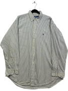 RALPH LAUREN ΠΟΥΚΑΜΙΣΟ ΚΑΡΟ LOGO ΚΙΤΡΙΝΟ ΜΠΛΕ UNISEX XXL