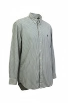 RALPH LAUREN ΠΟΥΚΑΜΙΣΟ ΚΑΡΟ LOGO ΚΙΤΡΙΝΟ ΜΠΛΕ UNISEX XXL