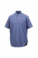 RALPH LAUREN ΠΟΥΚΑΜΙΣΟ ΚΟΝΤΟΜΑΝΙΚΟ CLASSIC FIT ΜΠΛΕ UNISEX L