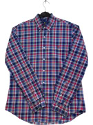 RALPH LAUREN LONG SLEEVE CHECK SHIRT BLUE MENS XL pre-owned