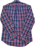 RALPH LAUREN LONG SLEEVE CHECK SHIRT BLUE MENS XL pre-owned
