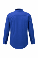 RALPH LAUREN CAMICIA MINIMAL BLU DONNA PRE OWNED M