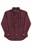 RALPH LAUREN CAMICIA RETRO A QUADRI ROSSO DONNA PRE OWNED M