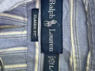RALPH LAUREN ΠΟΥΚΑΜΙΣΟ ΡΙΓΕ CLASSIC FIT ΜΠΛΕ ΑΝΤΡΙΚΟ PRE OWNED L