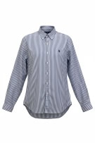 RALPH LAUREN Πουκάμισο Ριγέ Logo Μπλε Unisex S