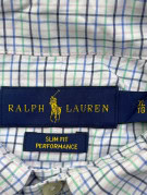 RALPH LAUREN ΠΟΥΚΑΜΙΣΟ SLIM FIT ΛΕΥΚΟ ΚΑΡΟ ΑΝΤΡΙΚΟ PRE OWNED XL