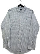RALPH LAUREN ΠΟΥΚΑΜΙΣΟ SLIM FIT ΛΕΥΚΟ ΚΑΡΟ ΑΝΤΡΙΚΟ PRE OWNED XL