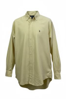 RALPH LAUREN Yarmouth Shirt Logo Yellow UNISEX XL