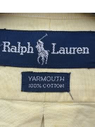 RALPH LAUREN Yarmouth Shirt Logo Yellow UNISEX XL