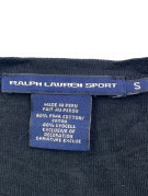 RALPH LAUREN SPORT ΜΑΚΡΥΜΑΝΙΚΗ ΜΠΛΟΥΖΑ MINIMAL ΜΑΥΡΟ ΓΥΝΑΙΚΕΙΟ PRE OWNED S