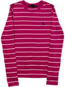 RALPH LAUREN SPORT ΜΑΚΡΥΜΑΝΙΚΗ ΜΠΛΟΥΖΑ ΡΙΓΕ ΡΟΖ ΓΥΝΑΙΚΕΙΟ PRE OWNED S